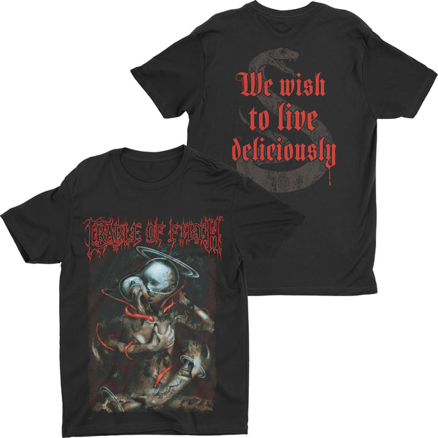 Cradle Of Filth - To Live Deliciously t-shirt – Night Shift Merch