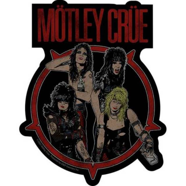 Motley Crue - Group Circle sticker