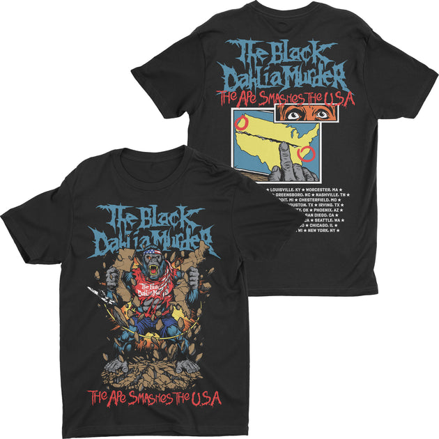 The Black Dahlia Murder - Smashes The USA t-shirt – Night Shift Merch