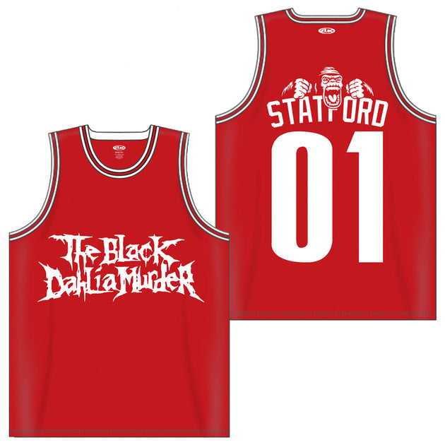 The Black Dahlia Murder - Statutory Ape basketball jersey – Night