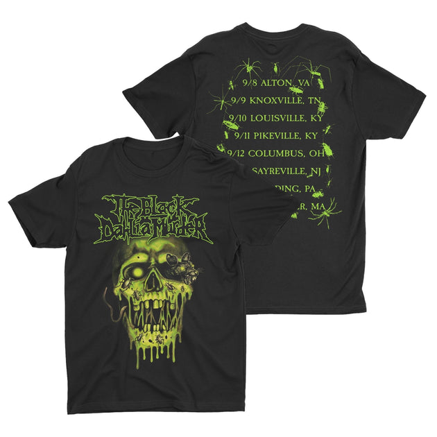 The Black Dahlia Murder Slime Skull 2023 Tour tshirt Night Shift Merch