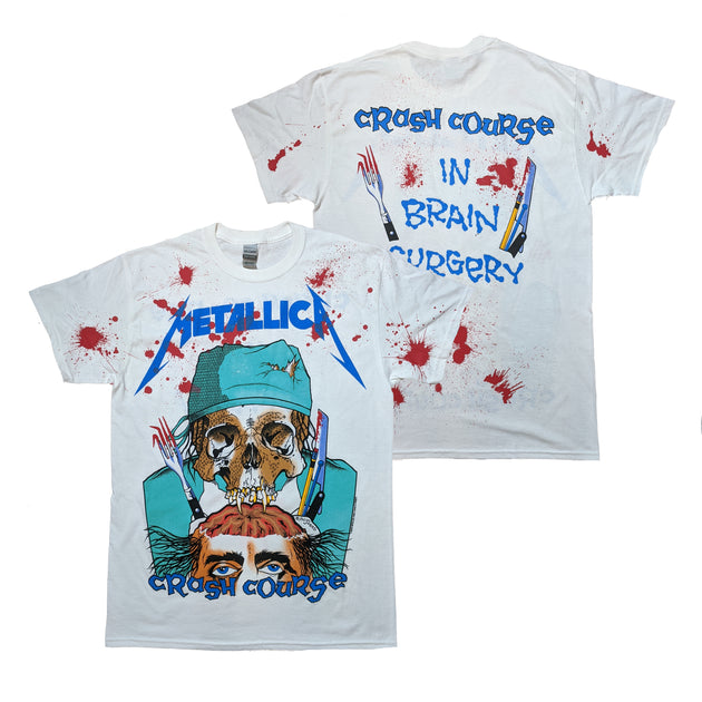 Metallica - Crash Course in Brain Surgery (All-Over) t-shirt – Night Shift  Merch