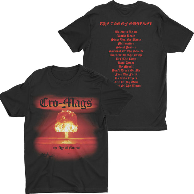 Cro-Mags - The Age Of Quarrel t-shirt – Night Shift Merch