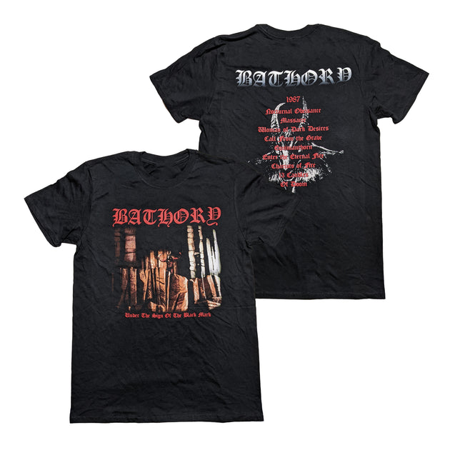 Bathory - Under The Sign Of The Black Mark t-shirt – Night Shift Merch