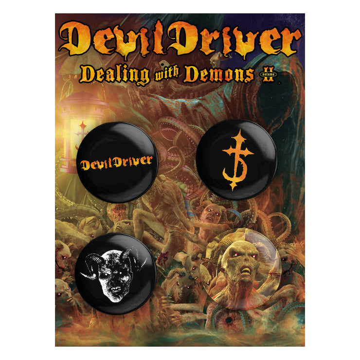 DevilDriver - Dealing With Demons II button pack