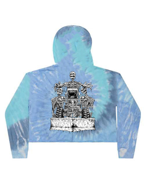 Frozen Soul - Snow Plowed pullover cropped hoodie