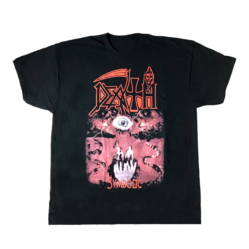 【レア】Death 「Symbolic」 Tシャツ　メンバー　サイン入　Lサイズ レア】Death 「Symbolic」 Tシャツ メンバー サイン入 Lサイズ レア