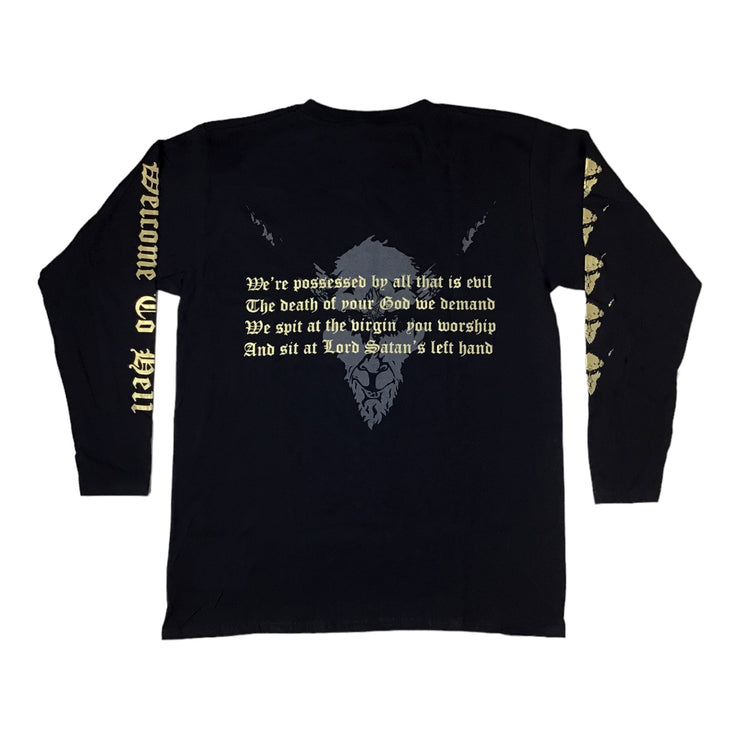 Venom - Welcome To Hell (gold) long sleeve