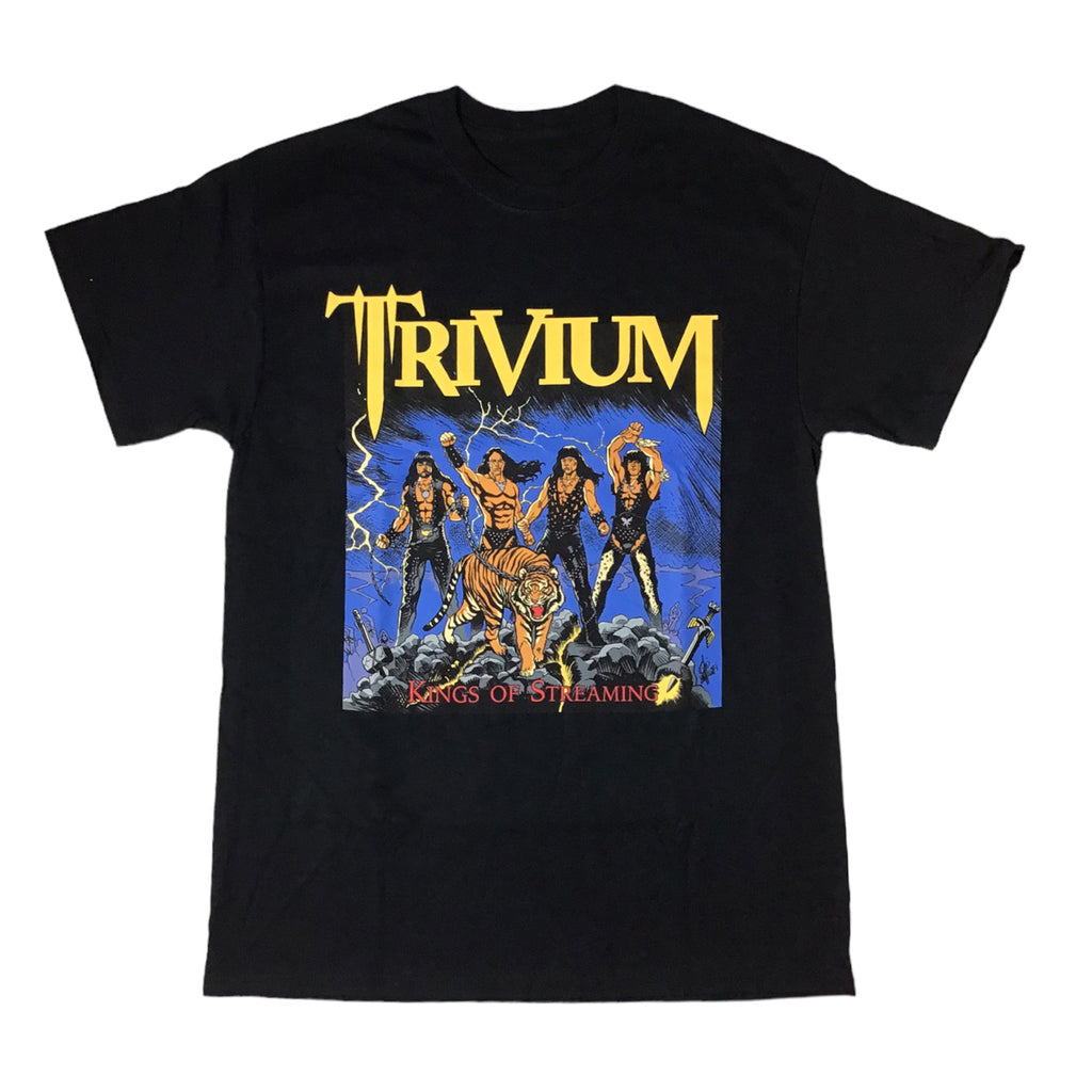 00s y2k TRIVIUM トリビアム 将軍 Tシャツ Lサイズ 黒 Trivium - Kings Of Streaming t-shirt – Night Shift Merch