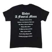 Darkthrone - Under A Funeral Moon (Album Back) t-shirt