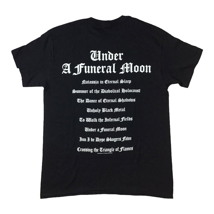 Darkthrone - Under A Funeral Moon (Album Back) t-shirt