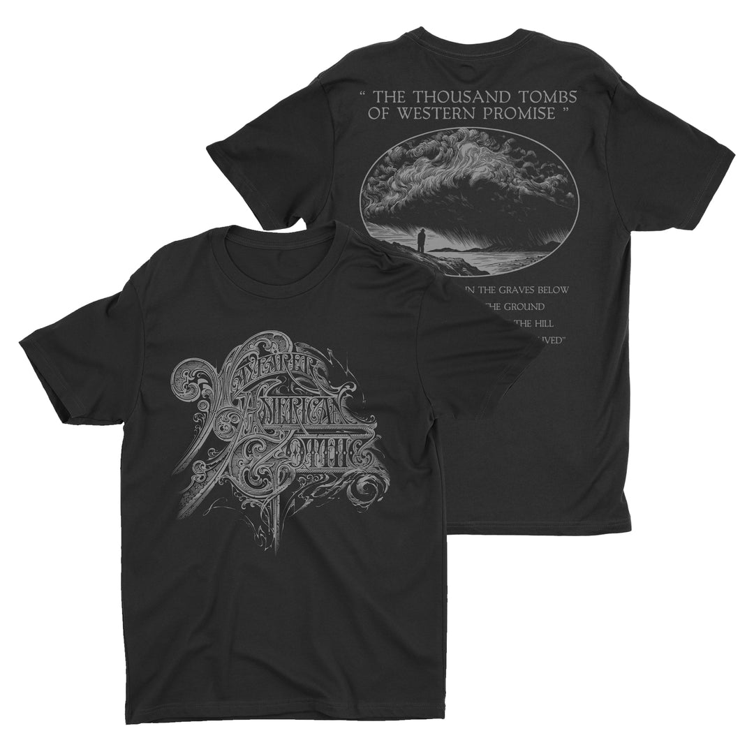 トップス AW24 Stefan Cooke Gothic Font T-shirt S Wayfarer - American Gothic t-shirt – Night Shift Merch
