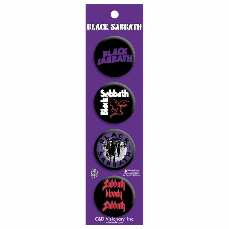 Black Sabbath - Black Sabbath button pack