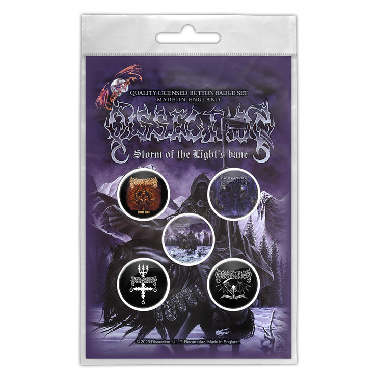 Dissection - Storm Of The Lights Bane button pack