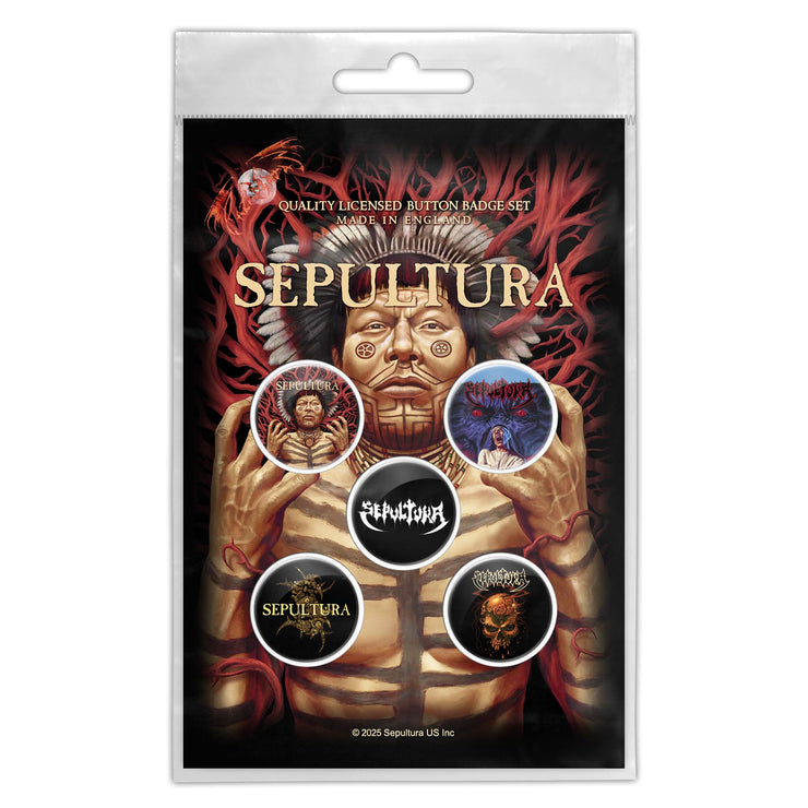 Sepultura - Roots button pack