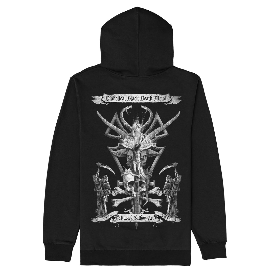 Belphegor - Baphomet zip-up hoodie – Night Shift Merch