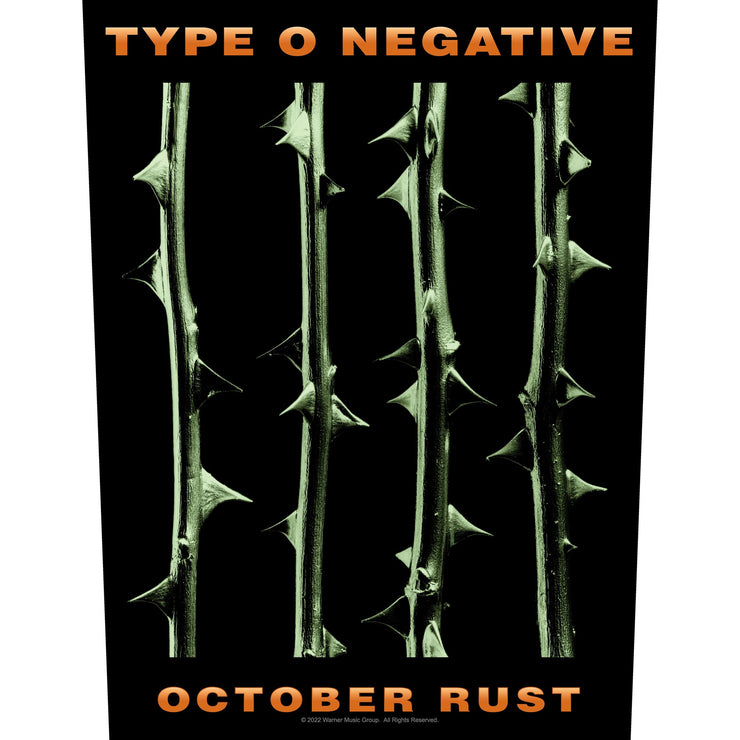 Type O Negative - October Rust back patch