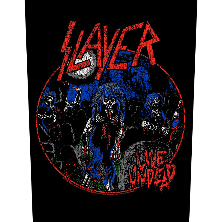 Slayer - Live Undead back patch