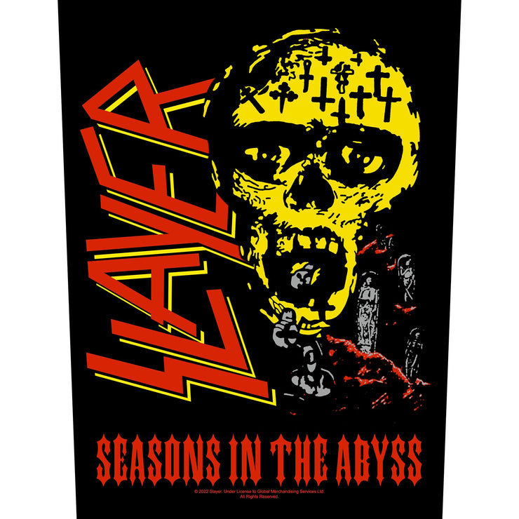 Slayer - Seasons In The Abyss back patch