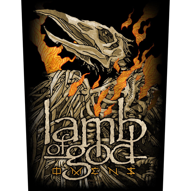 Lamb Of God - Omens back patch