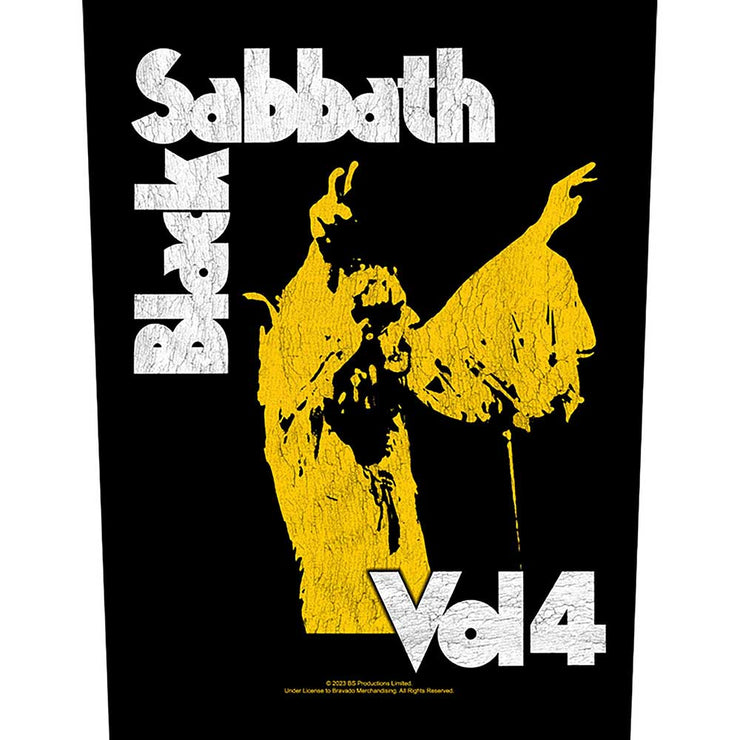 Black Sabbath - Vol 4 back patch