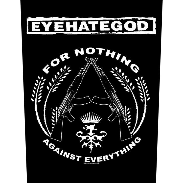 Eyehategod - For Nothing back patch