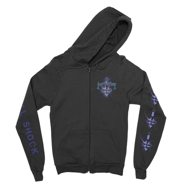 Bewitcher - Spell Shock zip-up hoodie – Night Shift Merch