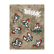 Bodybox - Chicken sticker sheet