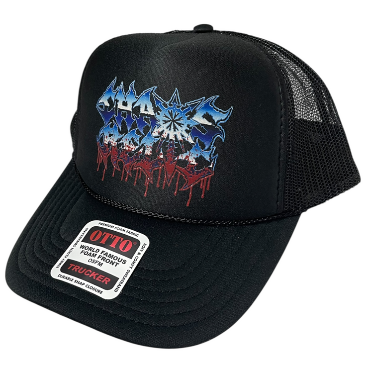Chaos Relic - Chrome Logo trucker hat