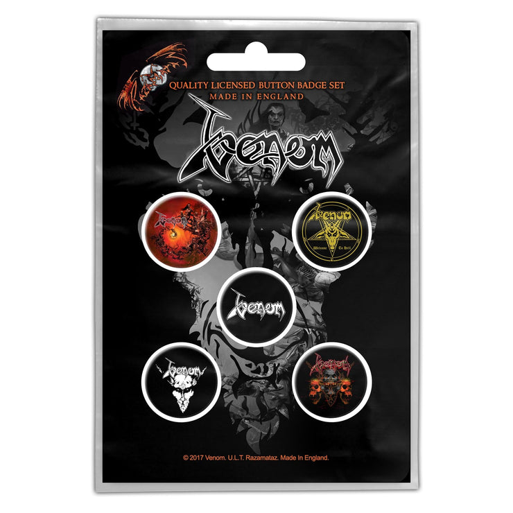 Venom - Black Metal button pack