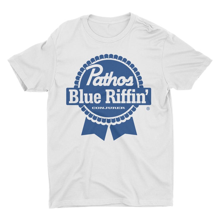 Conjurer - Pathos Blue Riffin' t-shirt – Night Shift Merch