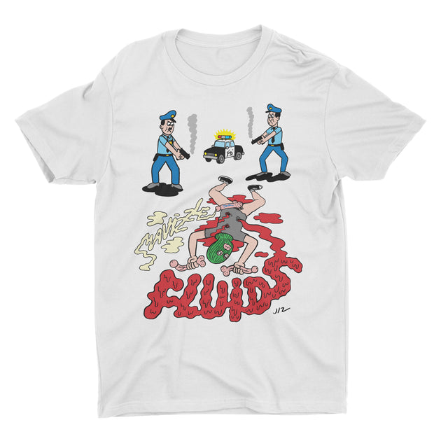 Fluids x Mavizzle - Cock Shot t-shirt – Night Shift Merch