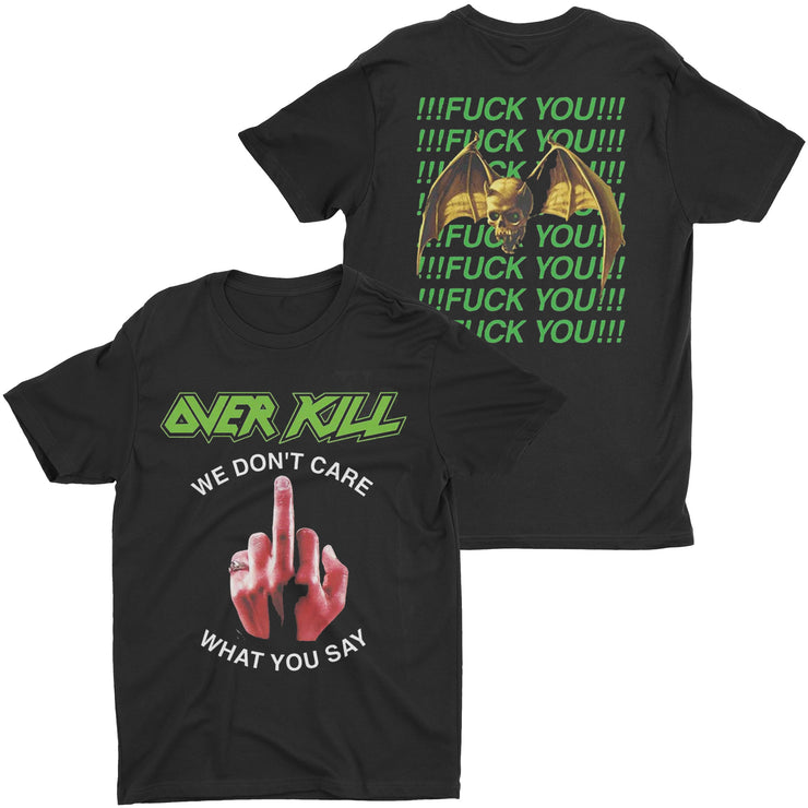Overkill - We Don't Care t-shirt
