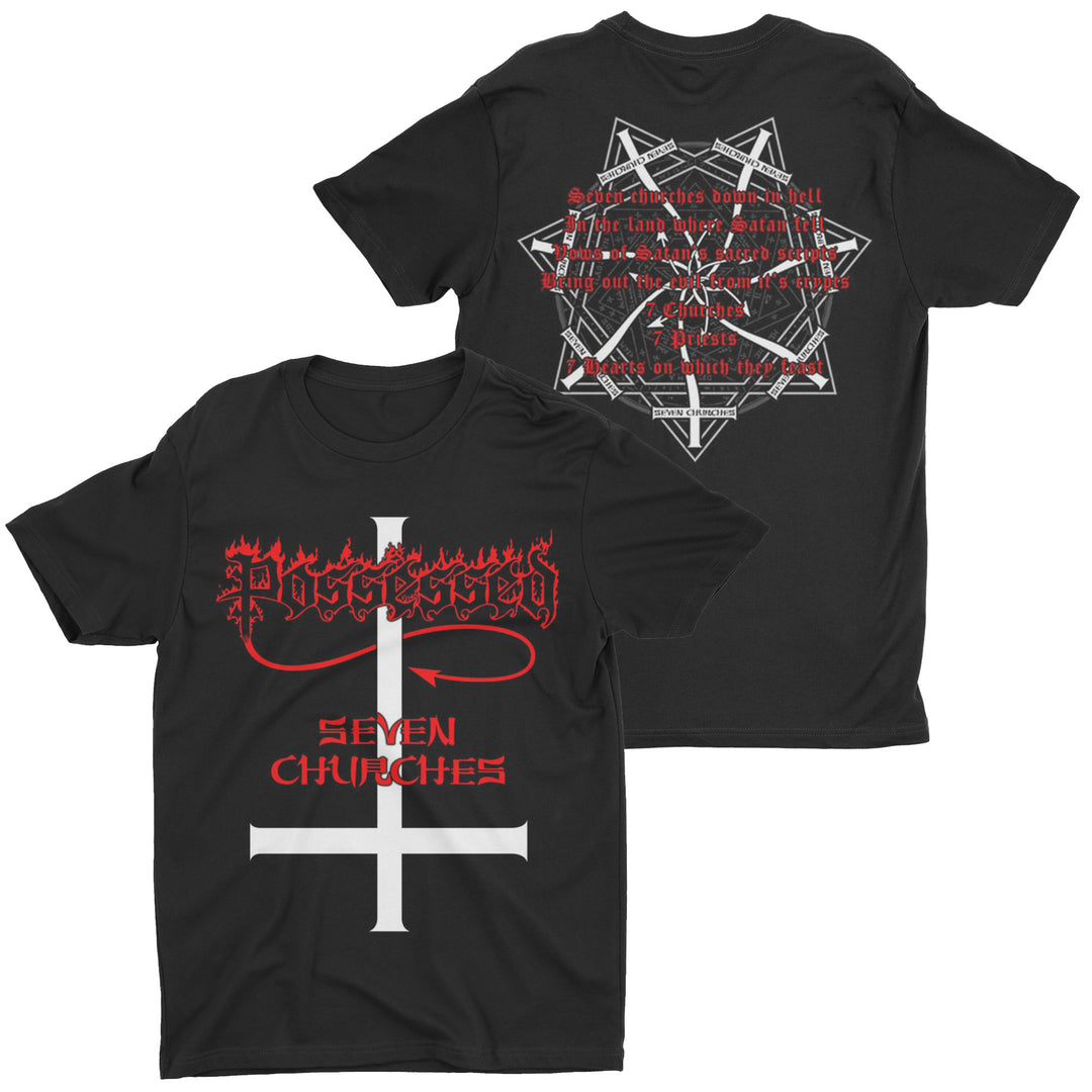 Possessed - Seven Churches t-shirt – Night Shift Merch