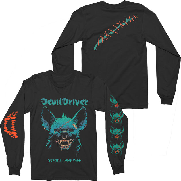 DevilDriver - Strike And Kill Hyena long sleeve – Night Shift Merch