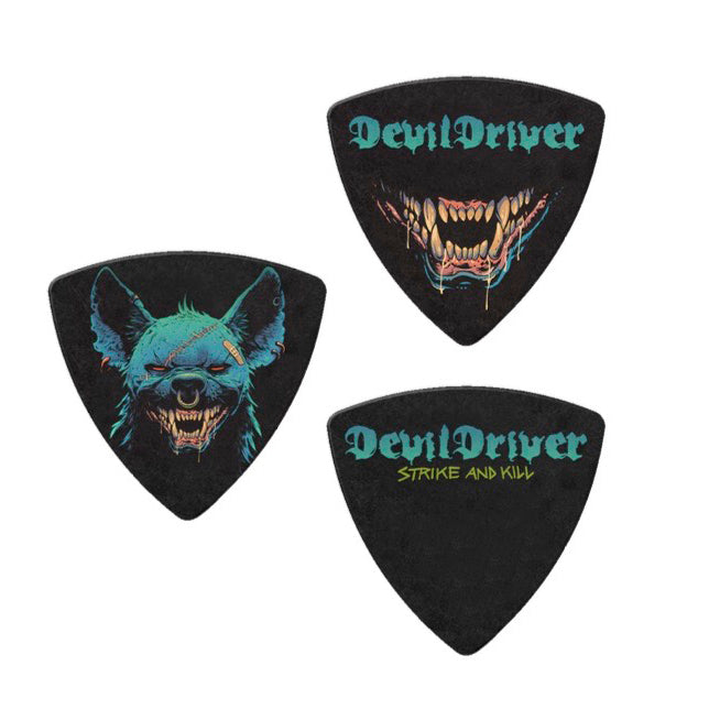 DevilDriver - Strike And Kill guitar picks – Night Shift Merch