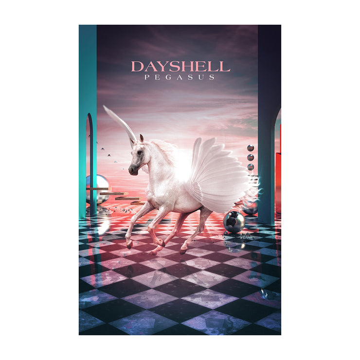 Dayshell - Pegasus signed poster