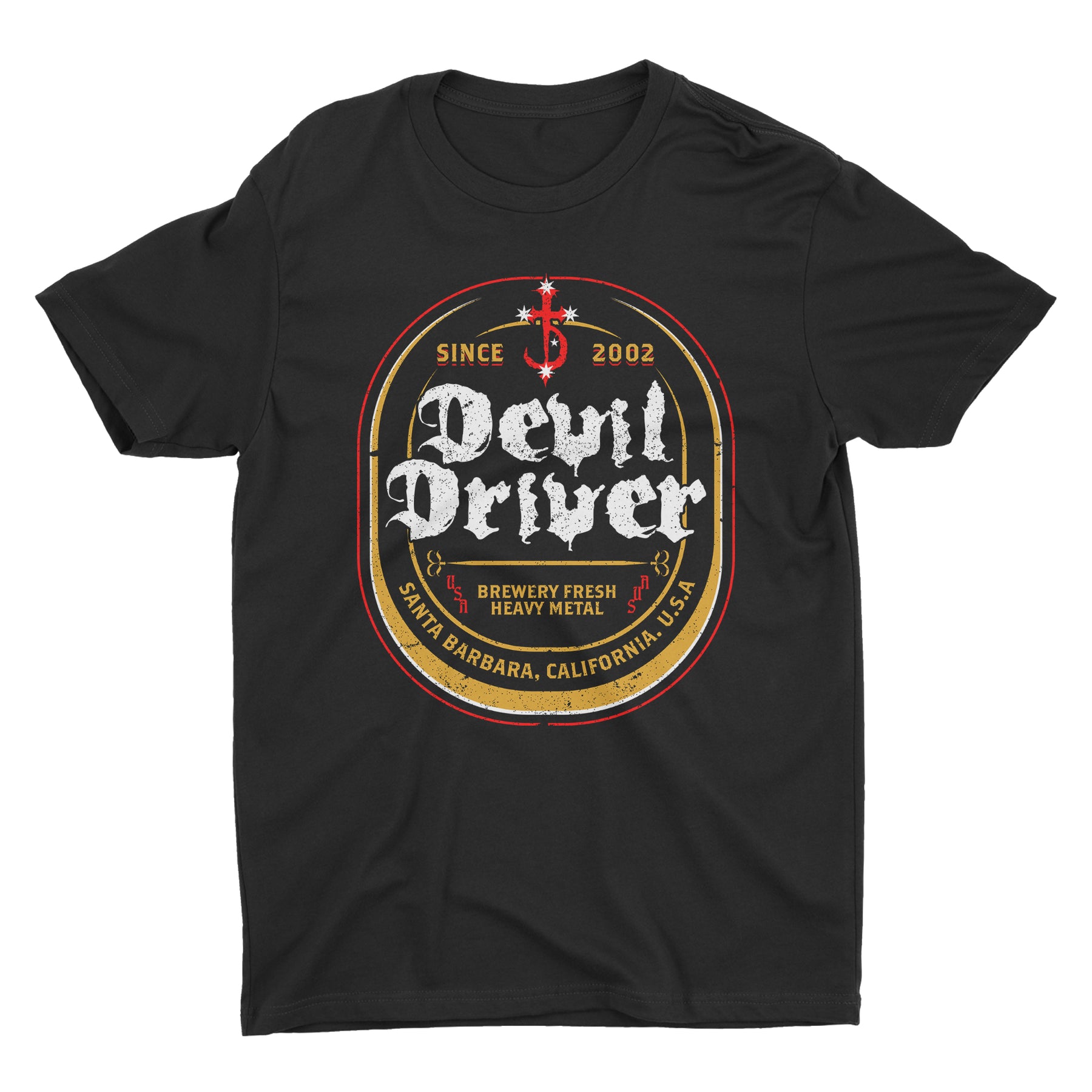 DevilDriver - Beer Label t-shirt – Night Shift Merch