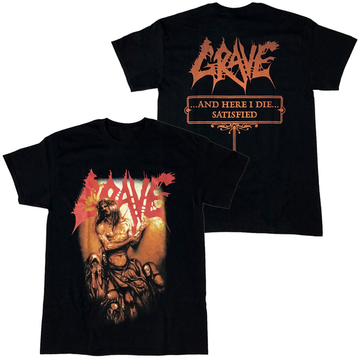 Grave - And Here I Die... Satisfied t-shirt