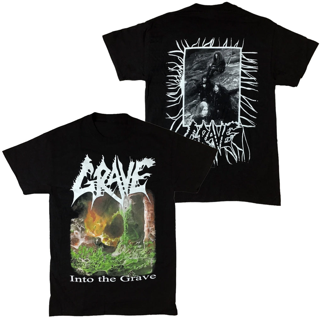 Grave - Into The Grave t-shirt – Night Shift Merch