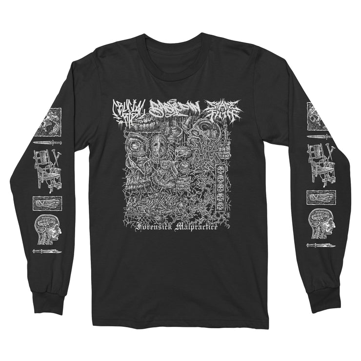 Crucial Rip / State Of Filth / Bashed In - Forensick Malpractice long sleeve *PRE-ORDER*