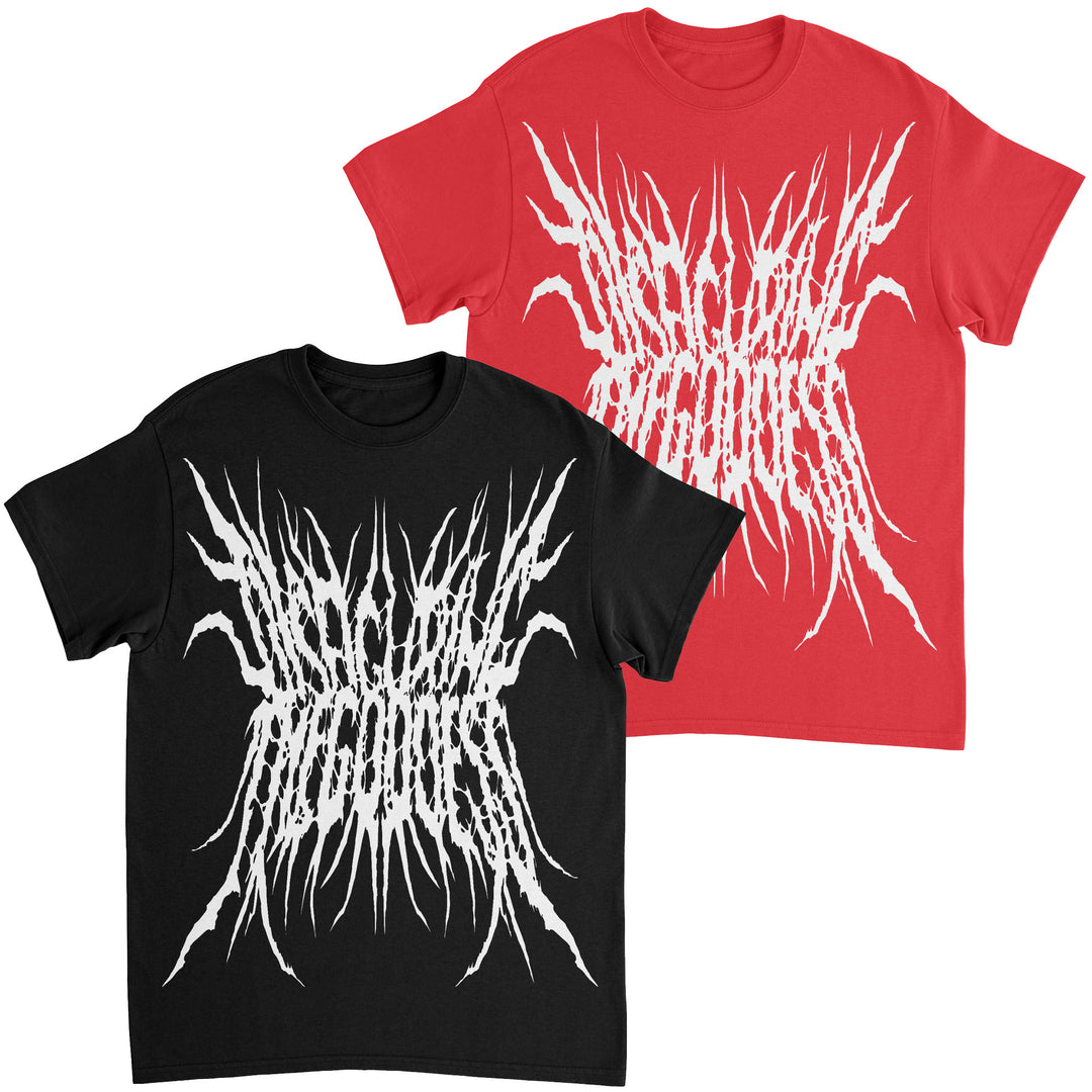 Disfiguring The Goddess - Stretched Logo t-shirt – Night Shift Merch