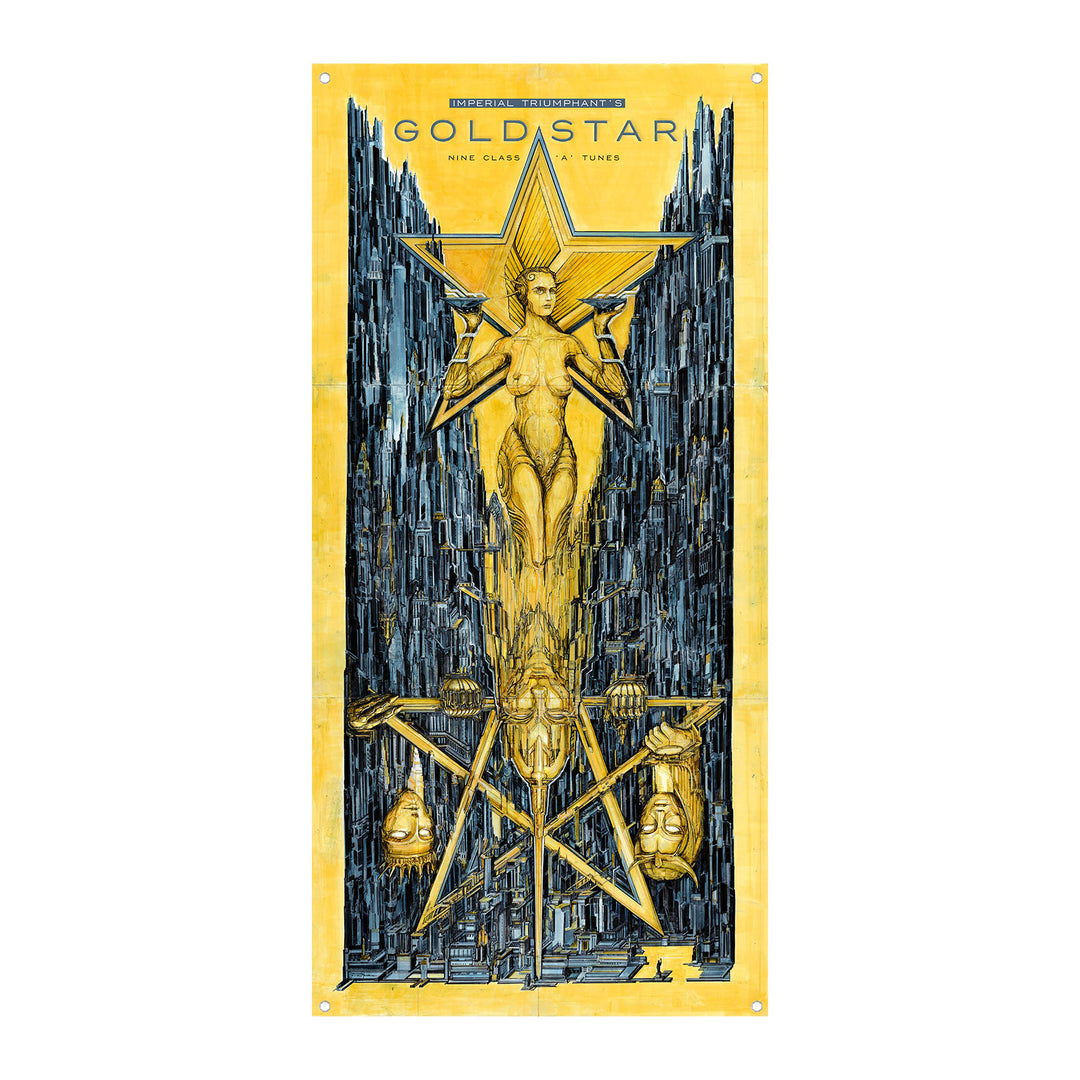 Imperial Triumphant - Goldstar flag – Night Shift Merch