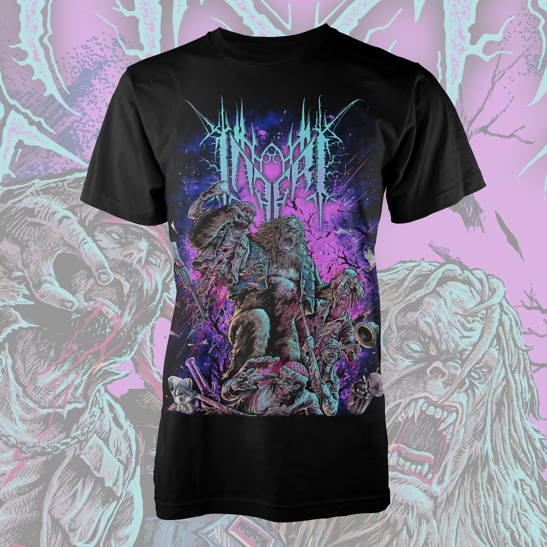 INFERI - Bigfoot T-shirt – Night Shift Merch