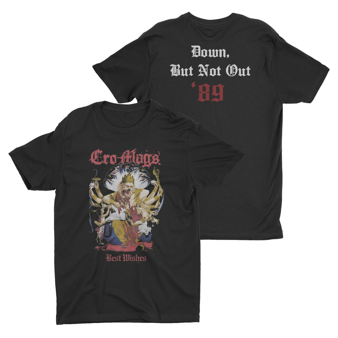 thumbnail image 2 of Cro-Mags 'Down But Not Out' T-Shirt – Licensed Rock Band Music Tee, 100% Cotton, Black 2 of 6