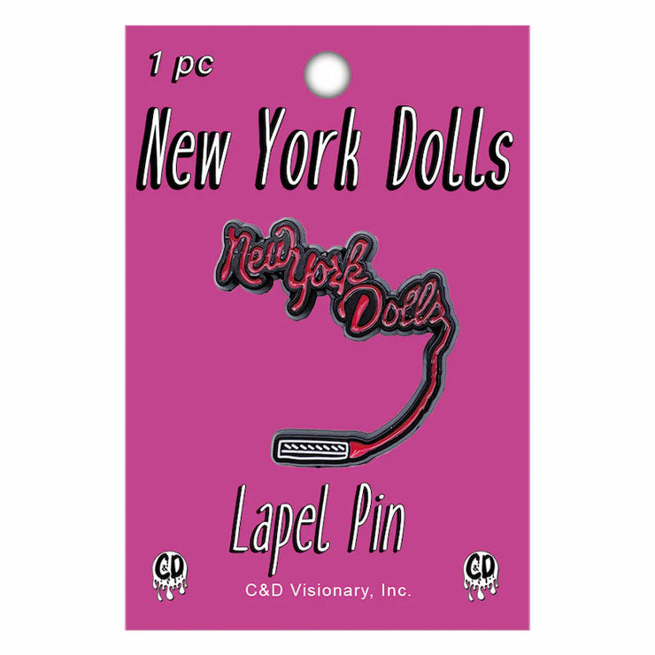 New York Dolls - Lipstick Logo pin