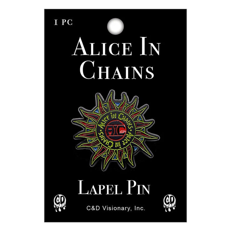 Alice In Chains - Sun Logo pin