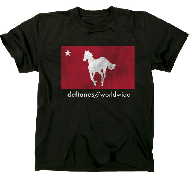 Deftones - Distressed Pony Worldwide t-shirt