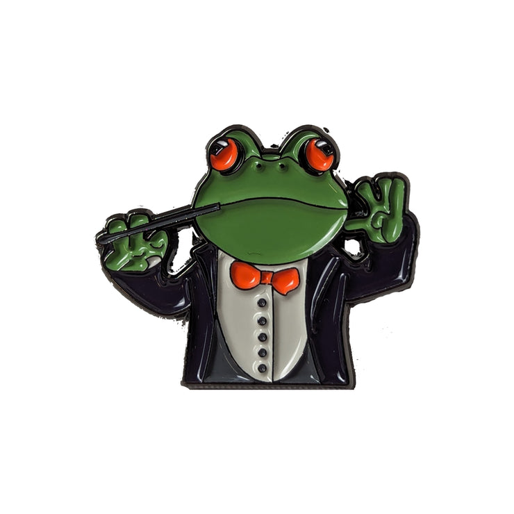 Frog Concert - Logo & Maestro enamel pin set