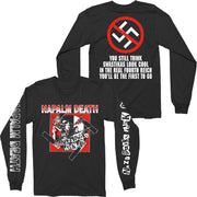 Napalm Death - Nazi Punks Fuck Off [Green ND] long sleeve